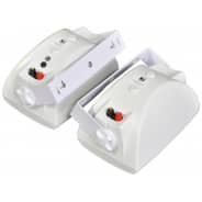 E-Audio 60W Active Bluetooth Wall Speakers (White)