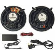 E-Audio Bluetooth Bathroom Speaker System - 2x 5.25" Ceiling Speakers