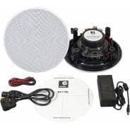 E-Audio Bluetooth Bathroom Speaker System - 2x 6.5" Ceiling Speakers