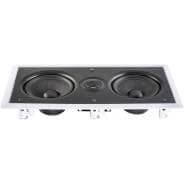E-Audio Dual 6.5Inch 2-Way In-Wall Speaker With Twin Drivers and Dome Tweeter