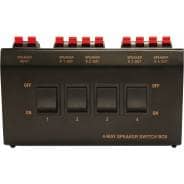 E-Audio High Power Metal Stereo Speaker Switch (4 Way)