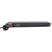 Eagle 6-Way Horizontal Socket 19" PDU with 3 Way Surge Protection