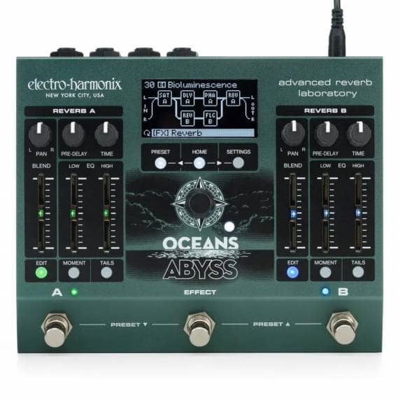 Electro-Harmonix Oceans Abyss - Advanced Reverb Pedal