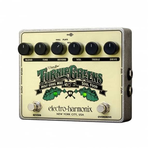 Electro Harmonix Turnip Greens - Reverb & Overdrive 