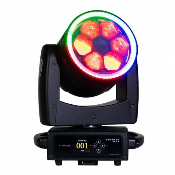 Eliminator Stryker Max RGBW LED Moving Head, 6 x 40W