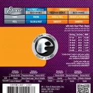 Elixir 80/20 Bronze Acoustic Strings with NANOWEB Coating, Custom Light (.011-.052)
