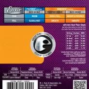 Elixir Phosphor Bronze Acoustic Strings with NANOWEB Coating, Extra Light (.010-.047)