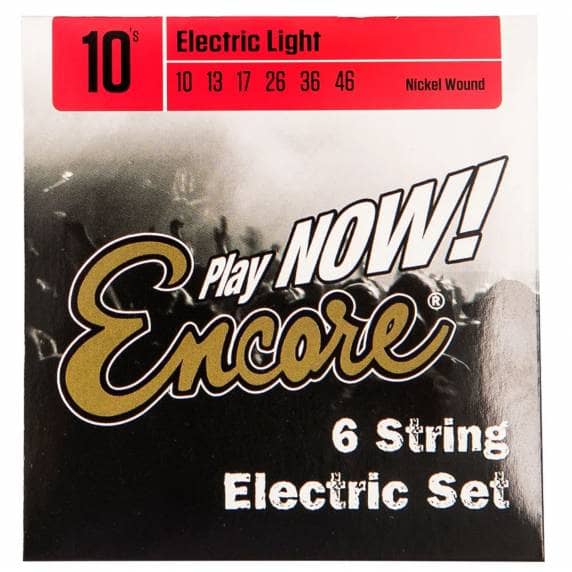 Encore EES10 6-String Electric Guitar Strings (10-46 Light)