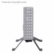 Equinox Batten Floor Standing Bracket (Single) - Black