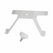 Equinox Batten Floor Standing Bracket (Single) - White