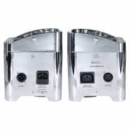 Equinox Colour Raider Lithium Battery Uplighter Pack - Chrome