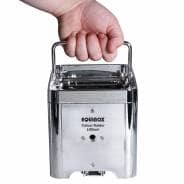 Equinox Colour Raider Lithium Battery Uplighter Pack - Chrome