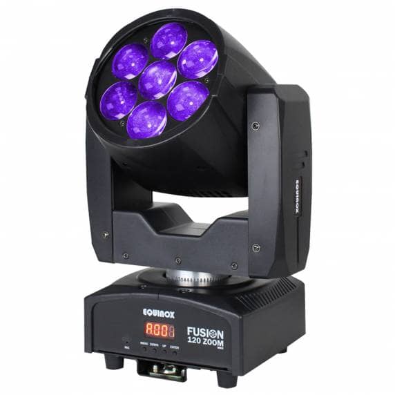Equinox Fusion 120 Zoom MKII Moving Head (Black)
