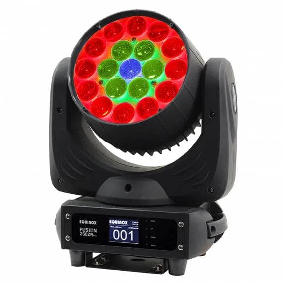 Equinox Fusion 260ZR MKII RGBW LED Wash Moving Head - Black