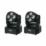 Equinox Fusion 40 Pack (2 Moving Heads + Carry Case + DMX and Power Cables)