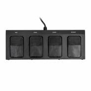 Equinox Gigabar Compact Duo Bar System - Twin LED T-Bar With Stands, Bags & Foot Control