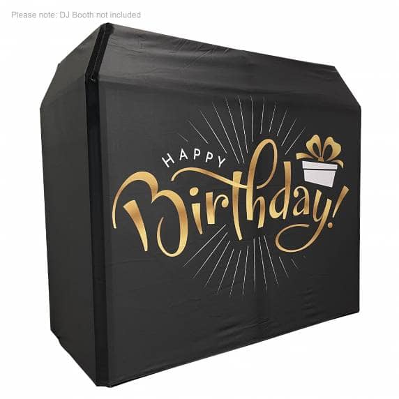 Equinox Happy Birthday Design Lycra For DJ Booths