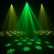 Equinox Helix - 100W GOBO Flower (Black Housing)