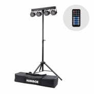 Equinox MicroPar Bar System T-Bar Lighting Package
