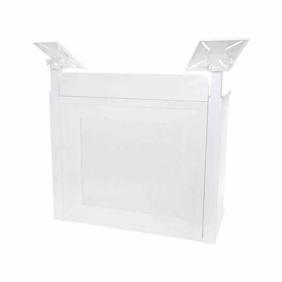 Equinox Quick Folding DJ Event Booth (White)