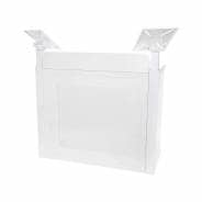 Equinox Quick Folding DJ Event Booth (White)