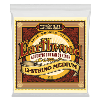 Ernie Ball 12-String Earthwood Phosphor Bronze Acoustic Strings (Medium 11-52)