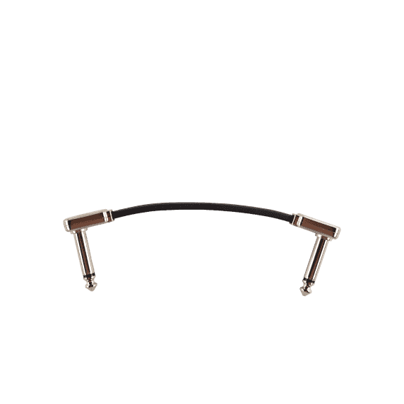 Ernie Ball 3in Single Flat Ribbon Patch Cable - Black (7.62cm / 3in)