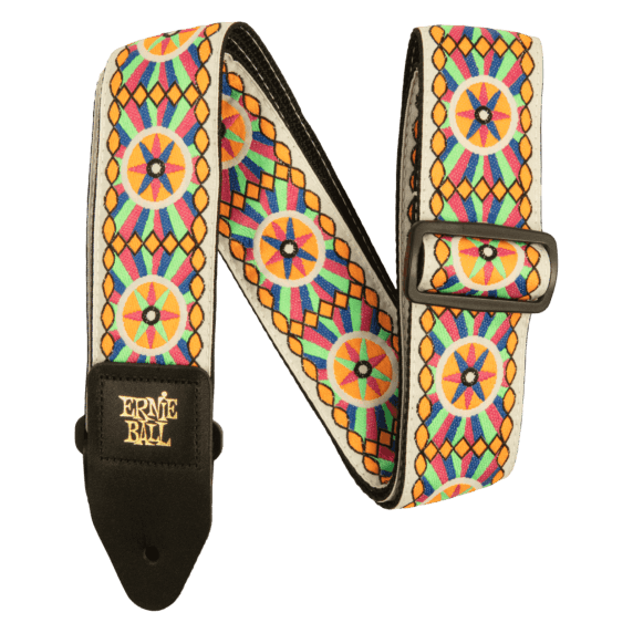 Ernie Ball Classic Jacquard Electric and Bass Guitar Strap - Candy Sun