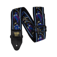 Ernie Ball Classic Jacquard Electric and Bass Guitar Strap - Purple Pleasant Pheasant