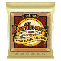 Ernie Ball Earthwood Phosphor Bronze Acoustic Guitar Strings (Clear & Gold - 28-42)