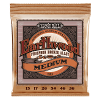 Ernie Ball Earthwood Phosphor Bronze Acoustic Guitar Strings (Medium - 13-56)