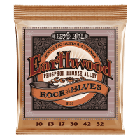 Ernie Ball Earthwood Phosphor Bronze Acoustic Guitar Strings (Rock & Blues - 10-52)