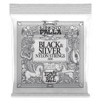 Ernie Ball Ernesto Palla Nylon Classical Guitar Strings - Black & Silver