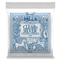 Ernie Ball Ernesto Palla Nylon Classical Guitar Strings - Clear & Silver 