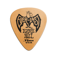 Ernie Ball Everlast Picks 0.73mm Orange - 12 Pack