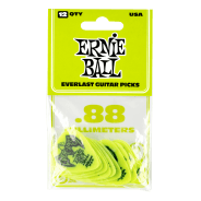 Ernie Ball Everlast Picks 0.88mm Green - 12 Pack