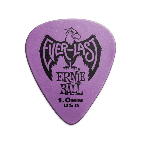 Ernie Ball Everlast Picks 1.00mm Purple - 12 Pack
