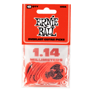 Ernie Ball Everlast Picks 1.14mm Red - 12 Pack