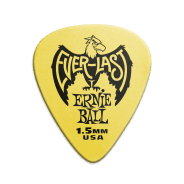 Ernie Ball Everlast Picks 1.50mm Yellow - 12 Pack