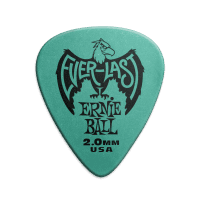 Ernie Ball Everlast Picks 2.00mm Teal - 12 Pack