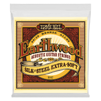Ernie Ball Extra Earthwood Soft Silk & Steel Acoustic Guitar Strings (10-50)