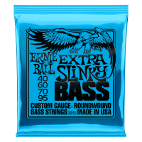 Ernie Ball Extra Slinky Nickel Wound Electric Bass Strings (40-95)