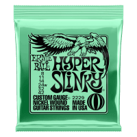 Ernie Ball Hyper Slinky Nickel-Wound Electric Guitar Strings (8-42 Gauge)