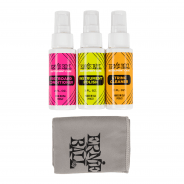 Ernie Ball Instrument Care 3-Pack with Microfibre Cloth