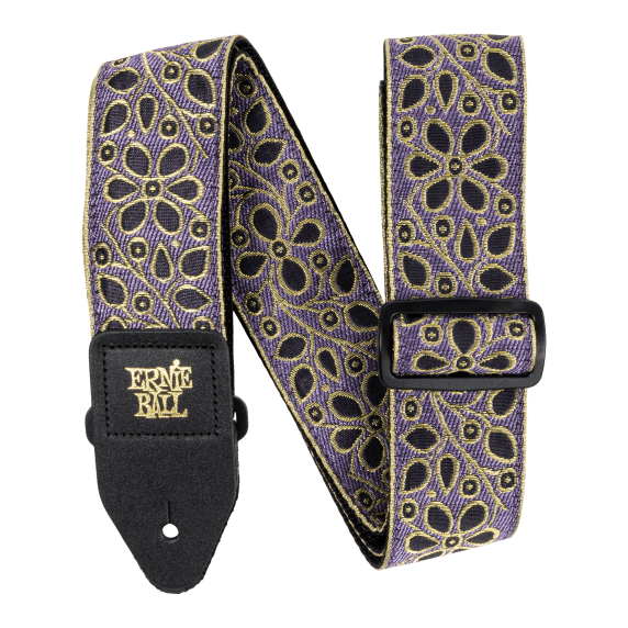 Ernie Ball Jacquard Electric and Bass Guitar Strap - Jasmine and Juice