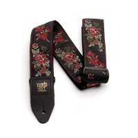 Ernie Ball Jacquard Guitar Strap - Red Rose (P04142)