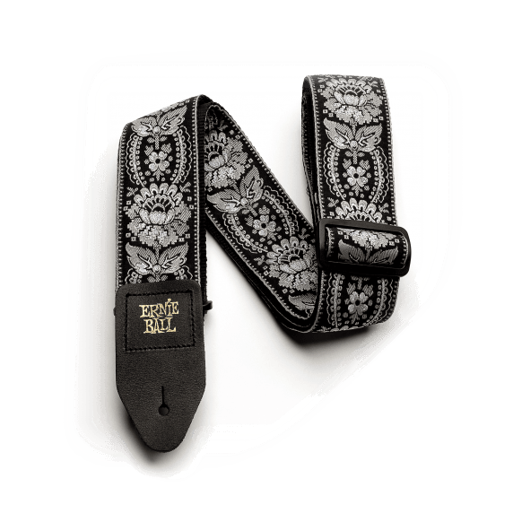 Ernie Ball Jacquard Guitar Strap - Silver Orleans (P04150)