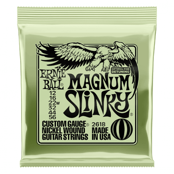 Ernie Ball Magnum Slinky Nickel-Wound Electric Guitar Strings (12-56 Gauge)