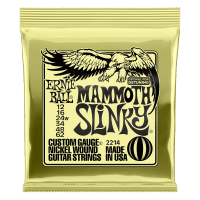 Ernie Ball Mammoth Slinky Nickel-Wound Electric Guitar Strings (12-62 Gauge)