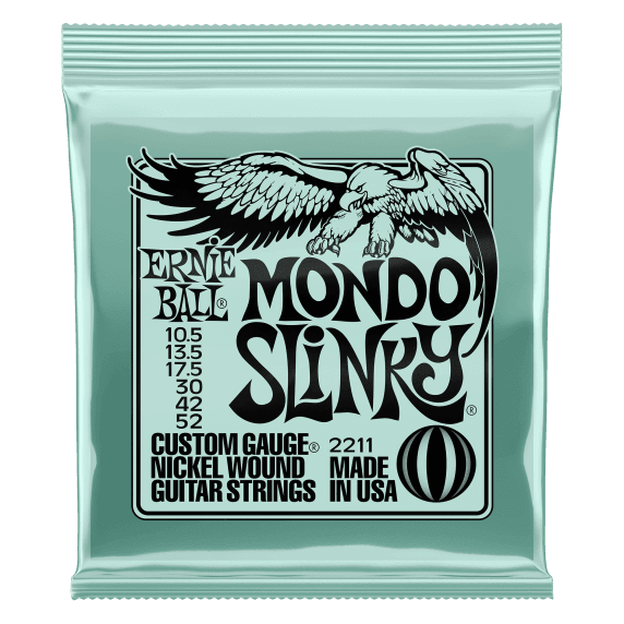Ernie Ball Mondo Slinky Nickel-Wound Electric Guitar Strings (10.5-52 Gauge)
